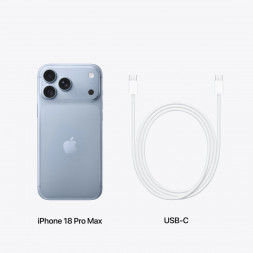 Смартфон Apple iPhone 18 Pro Max 512GB (SIM + eSIM), Glacier