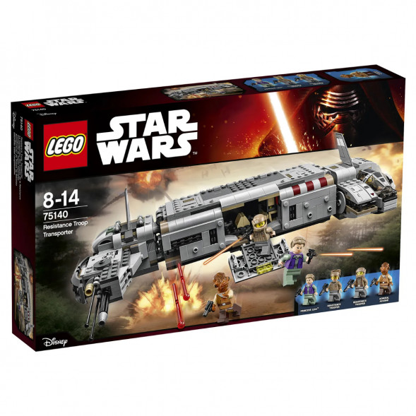 Конструктор LEGO Star Wars 75140 Военный транспорт Сопротивления в Ульяновске