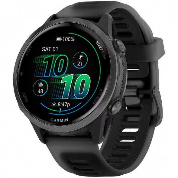 Умные часы Garmin Forerunner 570 42 мм Slate Grey Aluminium/Translucent Black 010-02970-00 в Ульяновске