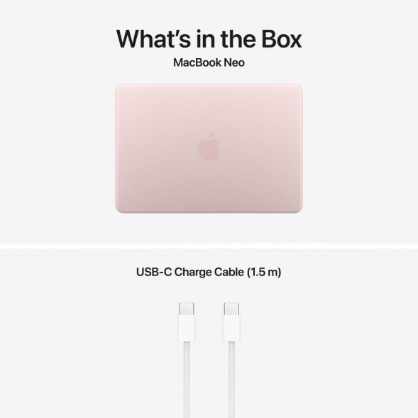 Ноутбук Apple MacBook Neo MHFH4 (A18 Pro 5-Core GPU, 8/256GB), Розовый/Blush в Ульяновске