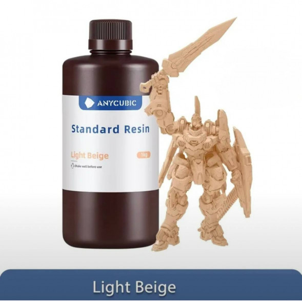 Смола для фотополимерного  принтера Anycubic Standard Resin Light Beige (Бежевый) в Ульяновске