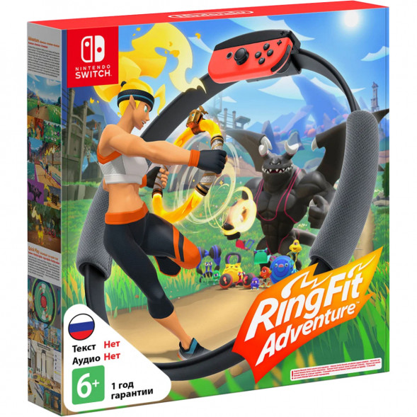 Ring Fit Adventure (Игра + контроллер Ring-Con + ремень на ногу Belt) [Nintendo Switch, английская версия] в Ульяновске