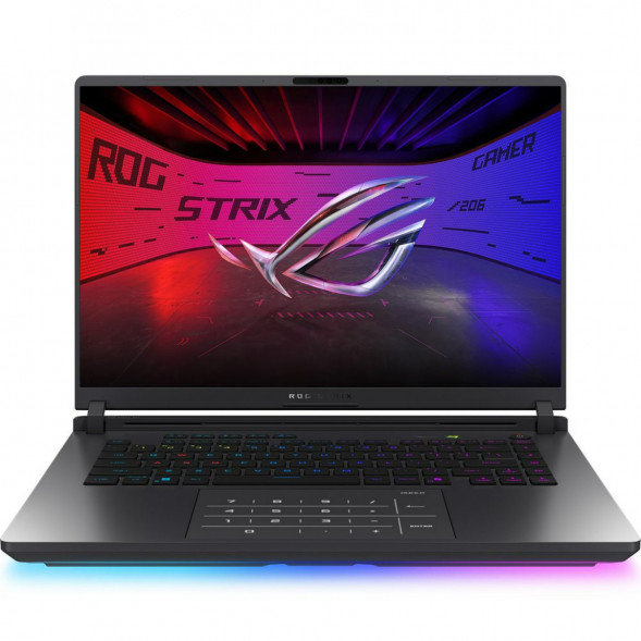 Ноутбук игровой ASUS ROG Strix G16 G615JMR-TS415 (16&amp;quot;, IPS, Intel Core i7-14650HX 2.2ГГц, 16-ядерный, 16ГБ DDR5, 512 ГБ SSD, NVIDIA GeForce RTX 5060 - 8 ГБ, без ОС), серый в Ульяновске