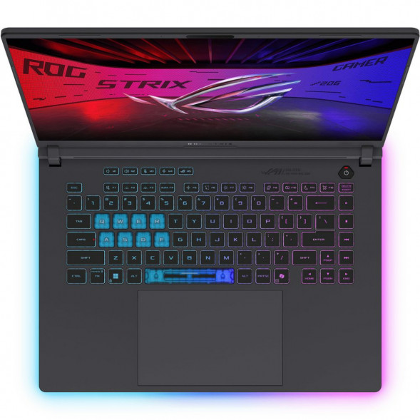 Ноутбук игровой ASUS ROG Strix G16 G615JMR-TS415 (16&amp;quot;, IPS, Intel Core i7-14650HX 2.2ГГц, 16-ядерный, 16ГБ DDR5, 512 ГБ SSD, NVIDIA GeForce RTX 5060 - 8 ГБ, без ОС), серый в Ульяновске
