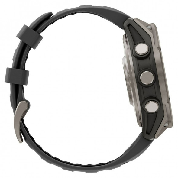 Умные часы Garmin Fenix 8 PRO, 47 мм, AMOLED, Sapphire, Titanium with Graphite/Black Silicone Band 010-03198-10 в Ульяновске