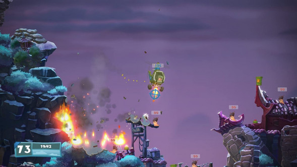Игра Worms Battlegrounds + Worms W.M.D. Double Pack [PS4, английская версия + русские субтитры] в Ульяновске