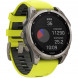 Умные часы Garmin Fenix 8, 51 мм, Solar, Sapphire Titanium with AMP Yellow/Graphite Silicone Band 010-02907-20 в Ульяновске