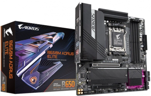 Материнская плата GIGABYTE B650M AORUS ELITE mATX в Ульяновске