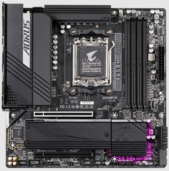 Материнская плата GIGABYTE B650M AORUS ELITE mATX в Ульяновске