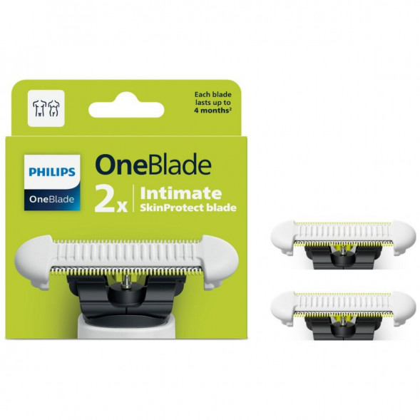 Сменные лезвия Philips OneBlade Intimate, 2 шт, QP229/52 в Ульяновске