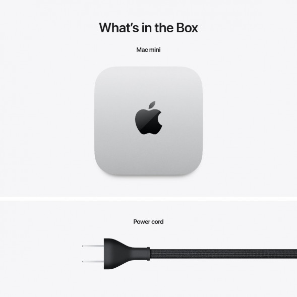 Компьютер Apple Mac mini M4 2024 (MU9D3) (10 Core GPU, 16ГБ, 256ГБ SSD, Apple, macOS), серебристый в Ульяновске