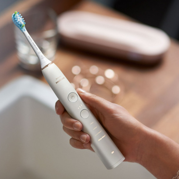 Электрическая зубная щетка Philips Sonicare 9000 Diamond Clean, белый в Ульяновске