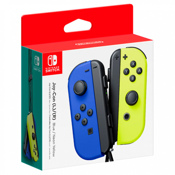 Геймпад Nintendo Switch Joy-Con controllers Duo, синий/желтый в Ульяновске