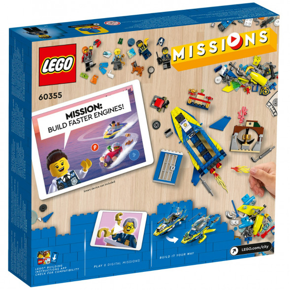 Конструктор LEGO City 60355 Детективные миссии водной полиции в Ульяновске