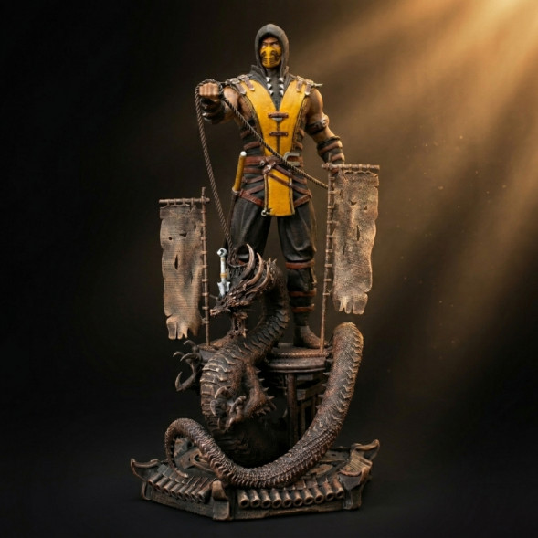 3D фигурка Скорпион Mortal Kombat в Ульяновске