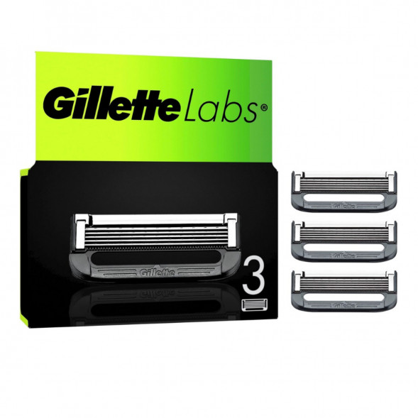 Лезвия для бритвы Gillette Labs, 3 шт. в Ульяновске