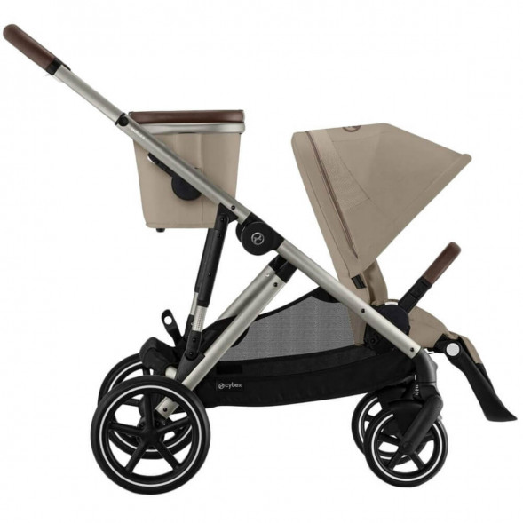 Детская коляска Cybex Gazelle S TPE Almond Beige с корзиной и дождевиком в Ульяновске
