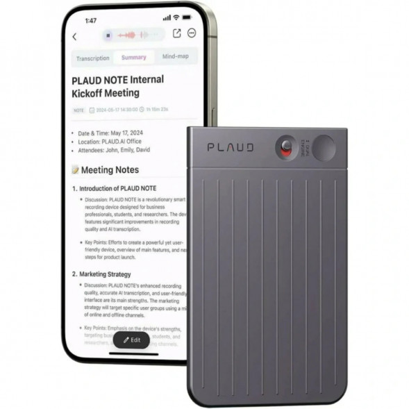 Диктофон Plaud Note NB-100 ChatGPT 64ГБ, Black в Ульяновске