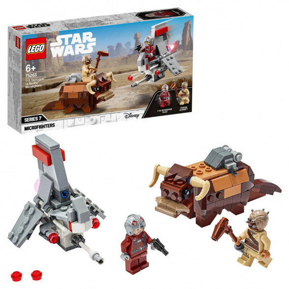 Конструктор LEGO Star Wars 75265 Микрофайтеры Скайхоппер T-16 против Банты в Ульяновске