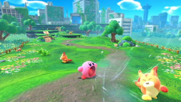 Игра Kirby and the Forgotten Land + Star-Crossed World [Nintendo Switch 2, английская версия] в Ульяновске