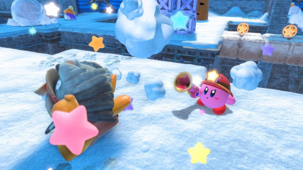Игра Kirby and the Forgotten Land + Star-Crossed World [Nintendo Switch 2, английская версия] в Ульяновске