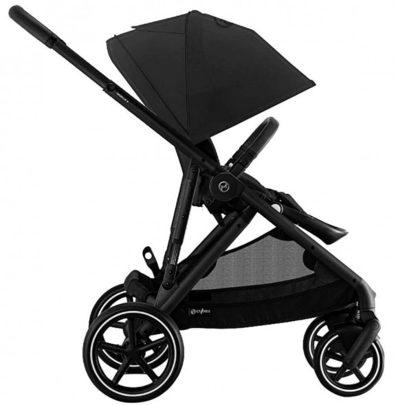Детская коляска Cybex Gazelle S BLK Moon Black с корзиной и дождевиком в Ульяновске