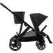 Детская коляска Cybex Gazelle S BLK Moon Black с корзиной и дождевиком в Ульяновске