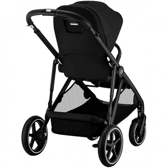 Детская коляска Cybex Gazelle S BLK Moon Black с корзиной и дождевиком в Ульяновске