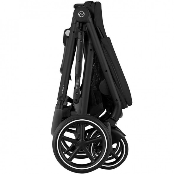 Детская коляска Cybex Gazelle S BLK Moon Black с корзиной и дождевиком в Ульяновске