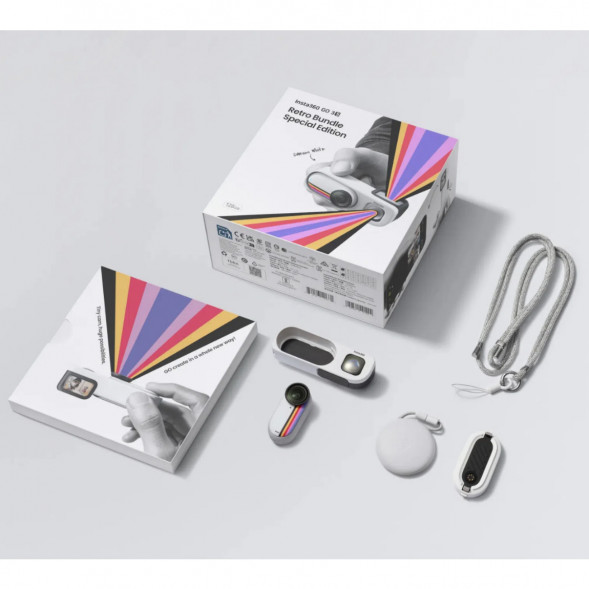 Экшн-камера Insta360 Go 3S Retro Bundle Special Edition 64ГБ, White в Ульяновске