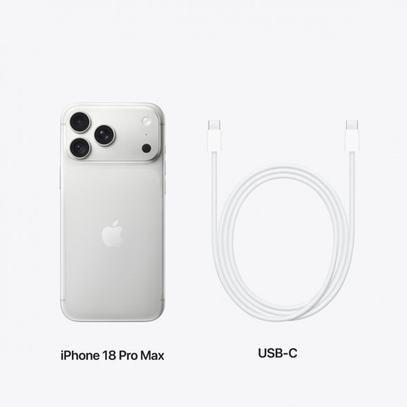 Смартфон Apple iPhone 18 Pro Max 1TB (SIM + eSIM), Silver в Ульяновске
