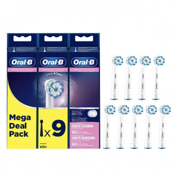 Насадки на зубные щетки Oral-B Sensitive Clean, 9 шт. в Ульяновске