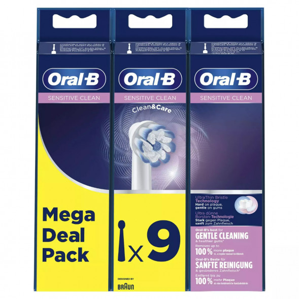 Насадки на зубные щетки Oral-B Sensitive Clean, 9 шт. в Ульяновске