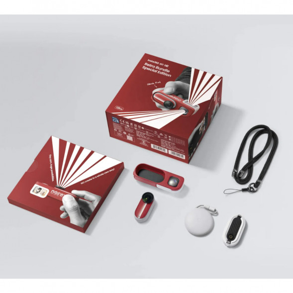 Экшн-камера Insta360 Go 3S Retro Bundle Special Edition 128ГБ, Red в Ульяновске