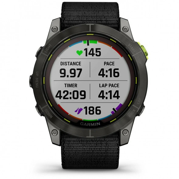 Умные часы Garmin Enduro 2 угольно-серый DLC титановый с нейлоновым ремешком UltraFit 010-02754-01 в Ульяновске