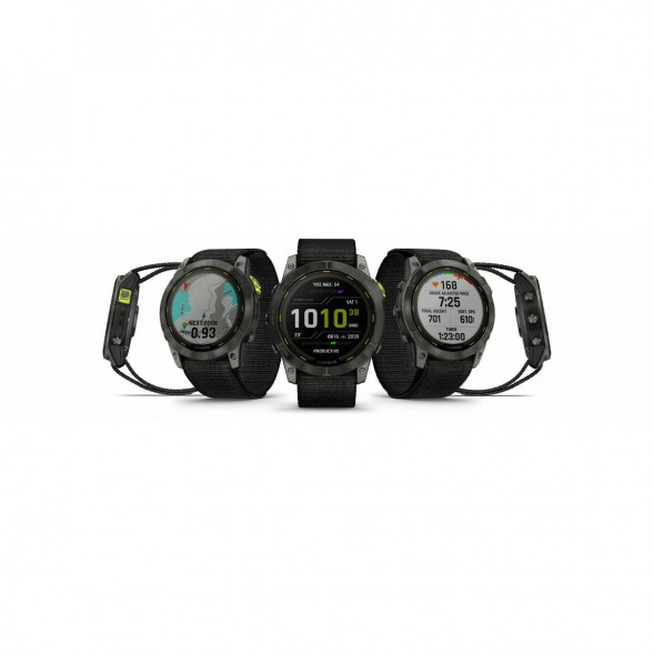 Умные часы Garmin Enduro 2 угольно-серый DLC титановый с нейлоновым ремешком UltraFit 010-02754-01 в Ульяновске