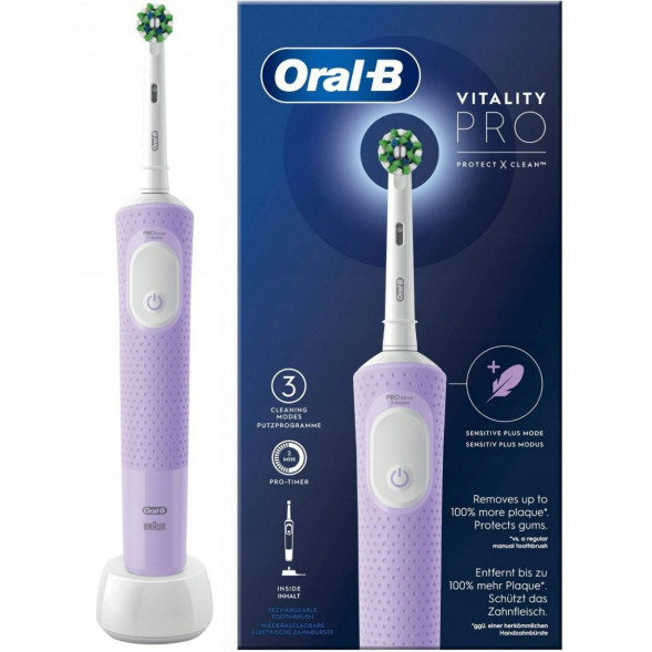 Электрическая зубная щетка Oral-B Vitality Pro D103, фиолетовый в Ульяновске