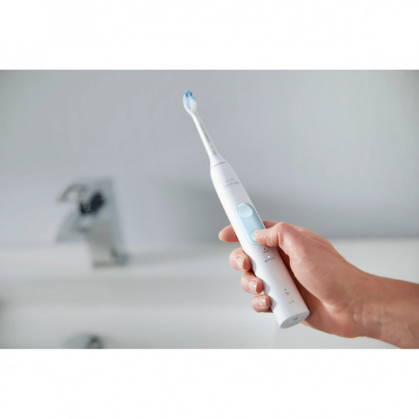 Электрическая звуковая зубная щетка Philips Sonicare ProtectiveClean 4500, White в Ульяновске