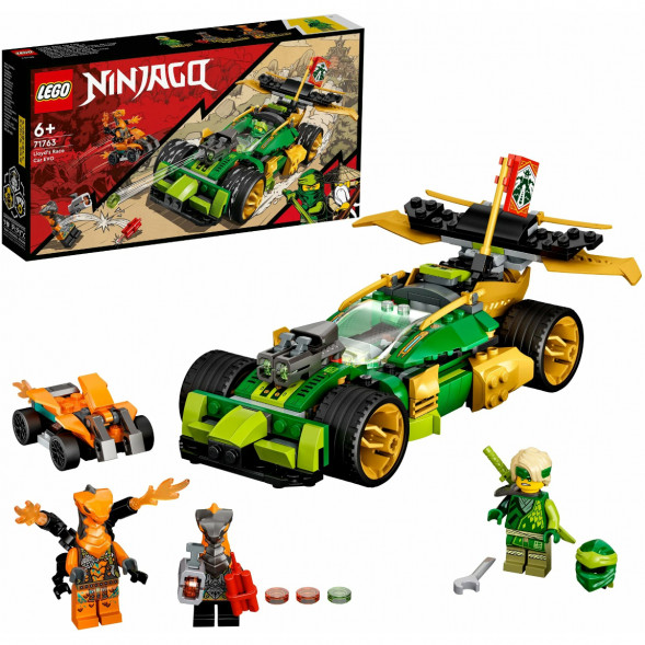 Конструктор LEGO Ninjago 71763 Гоночный автомобиль ЭВО Ллойда в Ульяновске