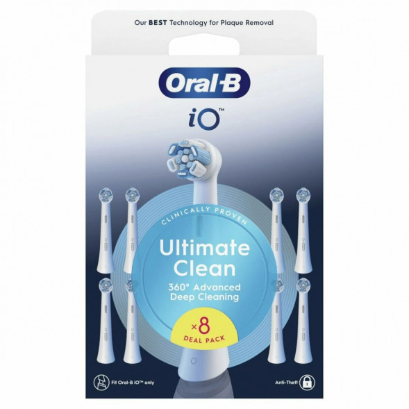 Сменные насадки Oral-B iO Series Ultimate Clean 360, 8 шт., белый в Ульяновске