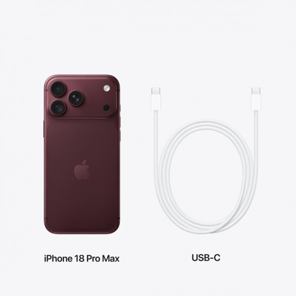 Смартфон Apple iPhone 18 Pro Max 1TB (eSIM), Burgundy в Ульяновске