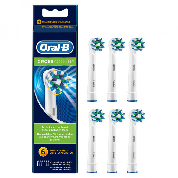 Насадки на зубные щетки Oral-B Cross Action, 6 шт. в Ульяновске