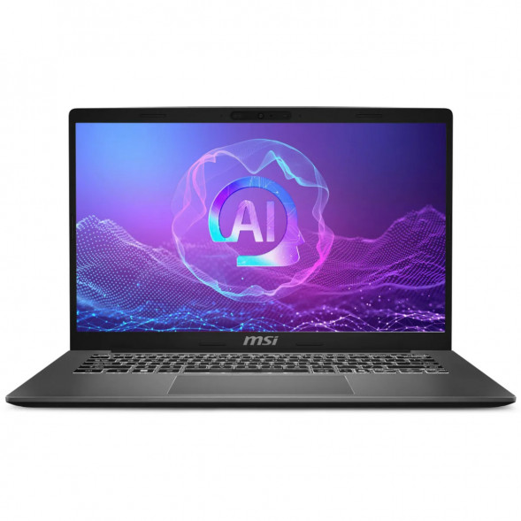 Ноутбук MSI Modern A14 AI+ F3HMG-041XRU (14&amp;quot;, IPS, AMD Ryzen AI 5 330 2ГГц, 4 ядра, 16ГБ DDR5, 512ГБ SSD, AMD Radeon 820M, без ОС), серый в Ульяновске