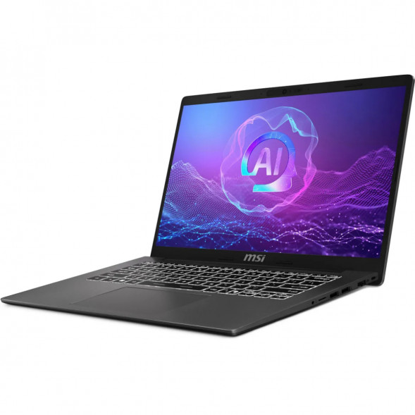 Ноутбук MSI Modern A14 AI+ F3HMG-041XRU (14&amp;quot;, IPS, AMD Ryzen AI 5 330 2ГГц, 4 ядра, 16ГБ DDR5, 512ГБ SSD, AMD Radeon 820M, без ОС), серый в Ульяновске