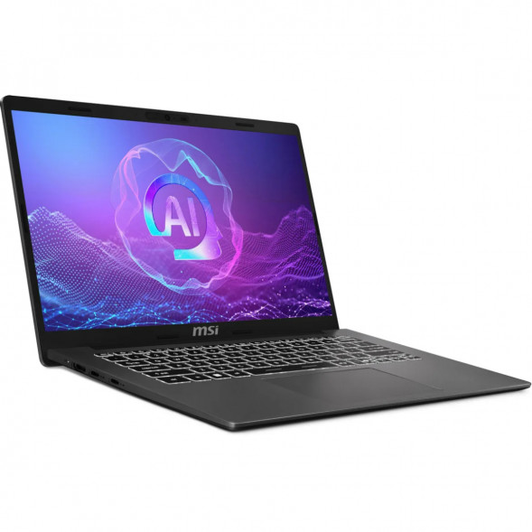 Ноутбук MSI Modern A14 AI+ F3HMG-041XRU (14&amp;quot;, IPS, AMD Ryzen AI 5 330 2ГГц, 4 ядра, 16ГБ DDR5, 512ГБ SSD, AMD Radeon 820M, без ОС), серый в Ульяновске