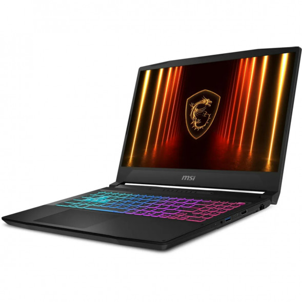 Ноутбук MSI Katana 15 HX B14WFK-1073XRU (15.6&amp;quot;, IPS, Intel Core i7-14650HX 2.2ГГц, 16 ядер, 16ГБ DDR5, 512ГБ SSD, NVIDIA GeForce RTX 5060 - 8 ГБ, без ОС), черный в Ульяновске