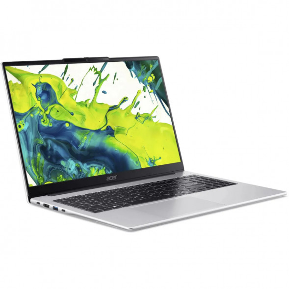 Ноутбук Acer Aspire Lite AL15-74P-569P (15.6&amp;quot;, IPS, Intel Core Ultra 5 125H 1.2ГГц, 14-ядерный, 16ГБ DDR5, 512ГБ SSD, Intel Arc, без ОС), серебристый в Ульяновске