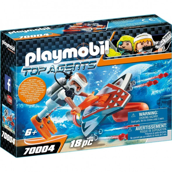 Конструктор Playmobil Top Agents 70004 Подводное крыло шпионской команды в Ульяновске