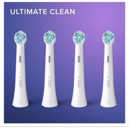 Насадка для электрической зубной щетки Oral-B iO Ultimate Clean White, 4 шт.