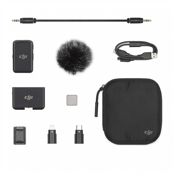 Комплект беспроводных микрофонов DJI MIC (1TX + 1RX), черный в Ульяновске